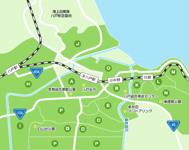 八戸市MAP